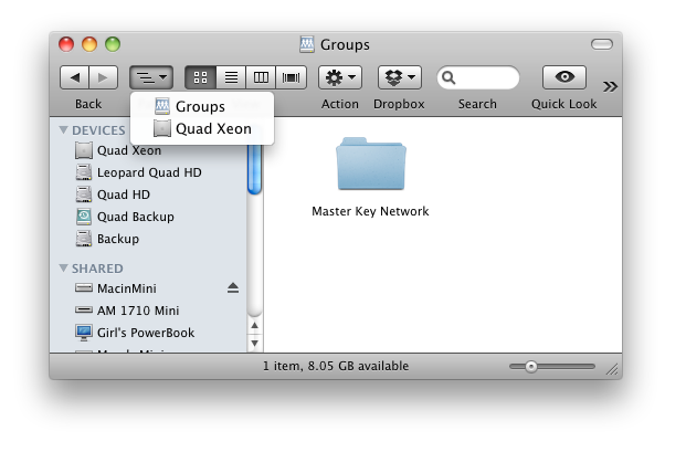 Master Key Network Folder