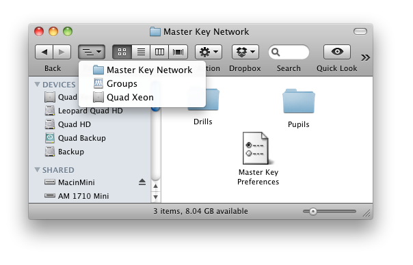 Master Key Network Folder