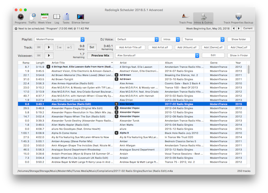 radiologik scheduler script examples